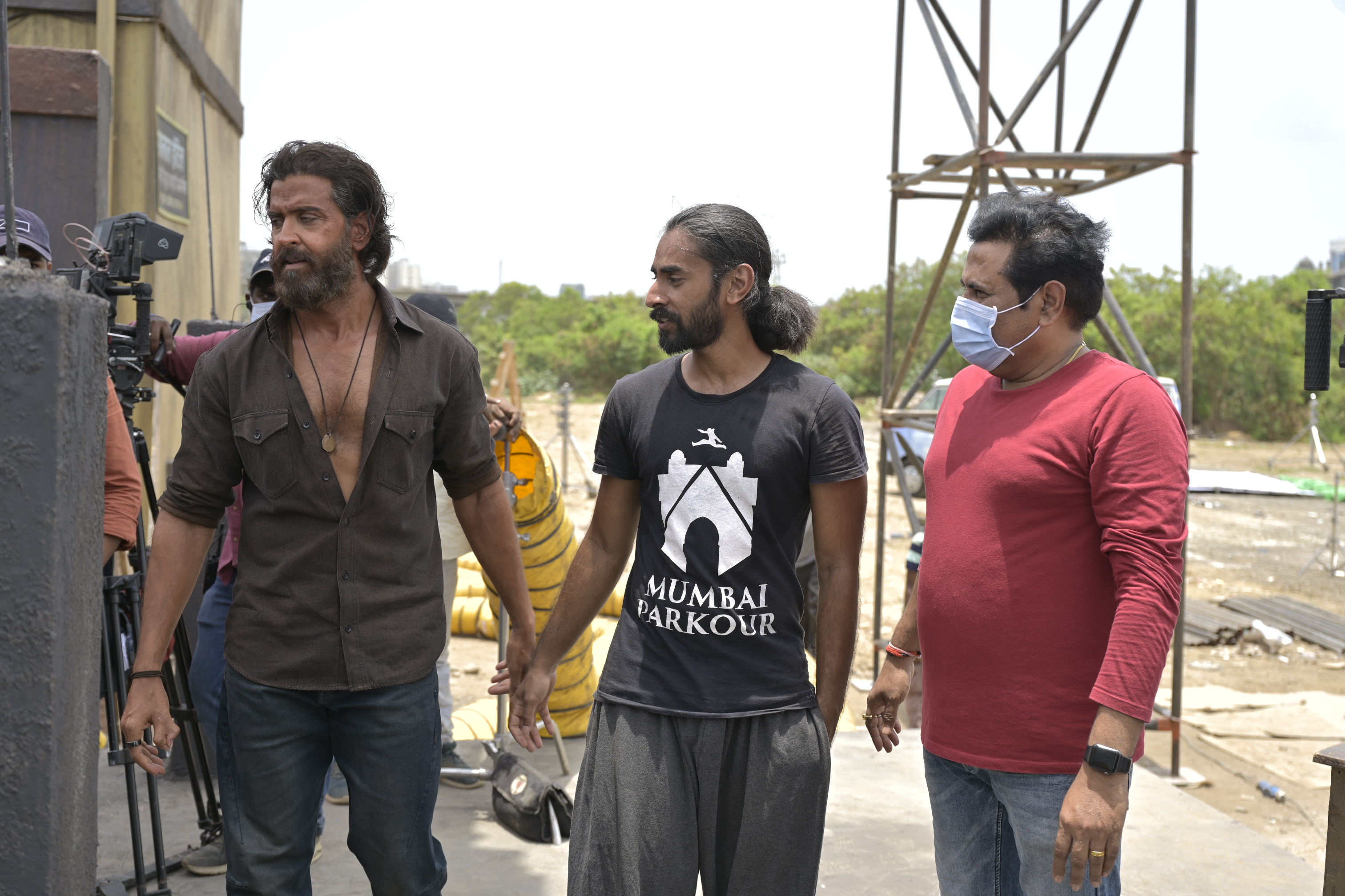 Mumbai Movement Academy coaching on set