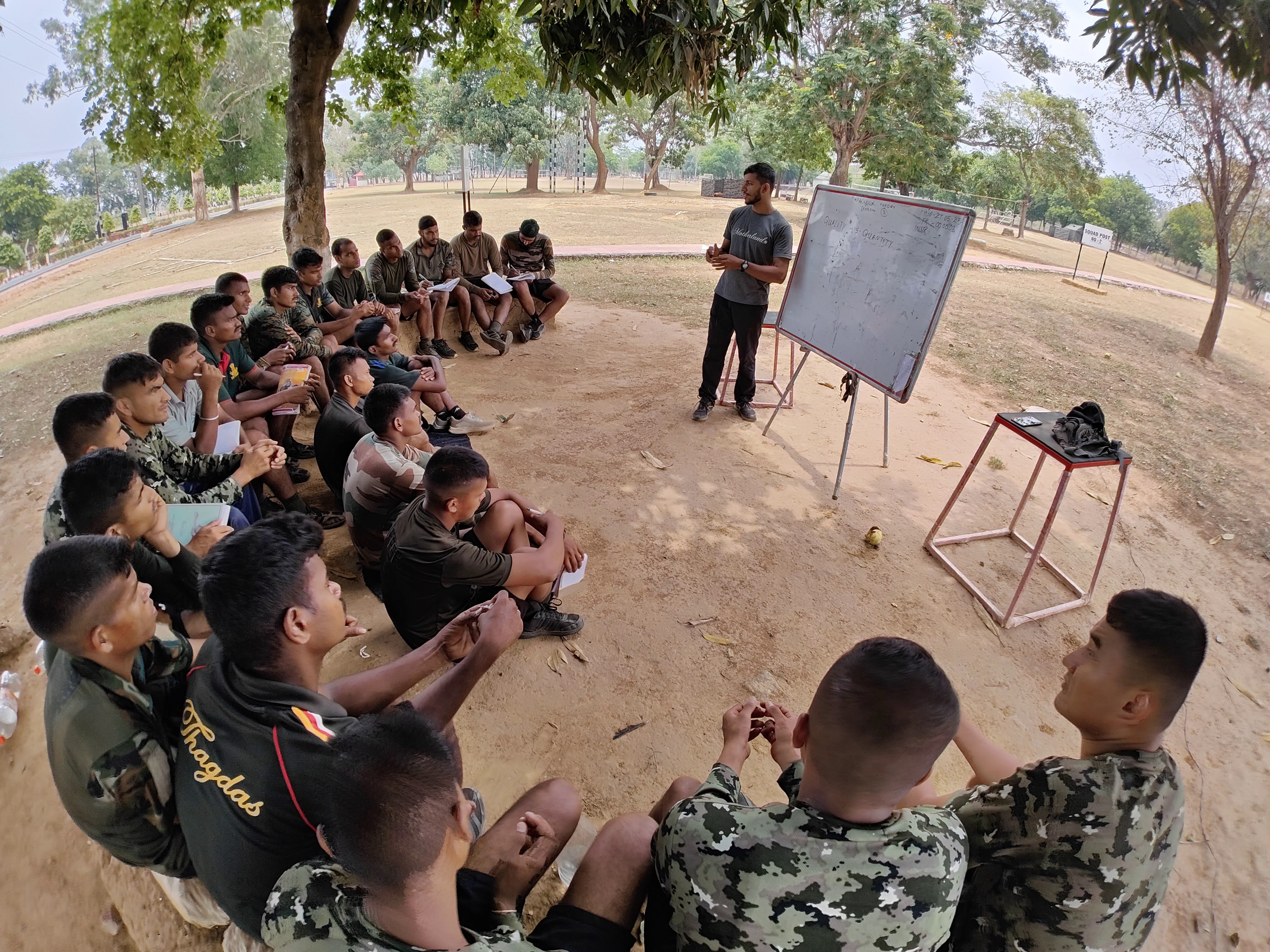 ARMY training at MMA