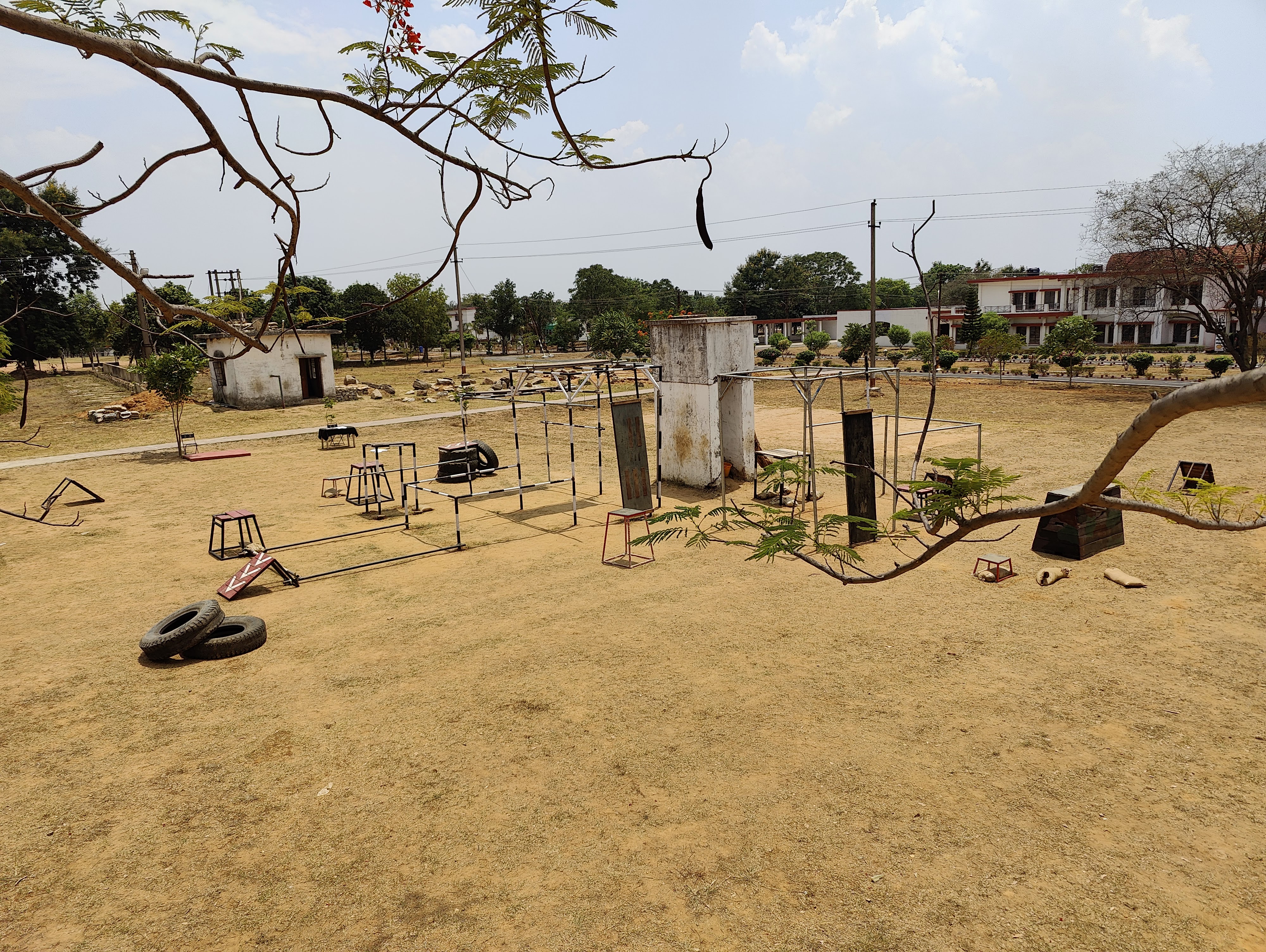 Indian Army Parkour training facility at Ranchi