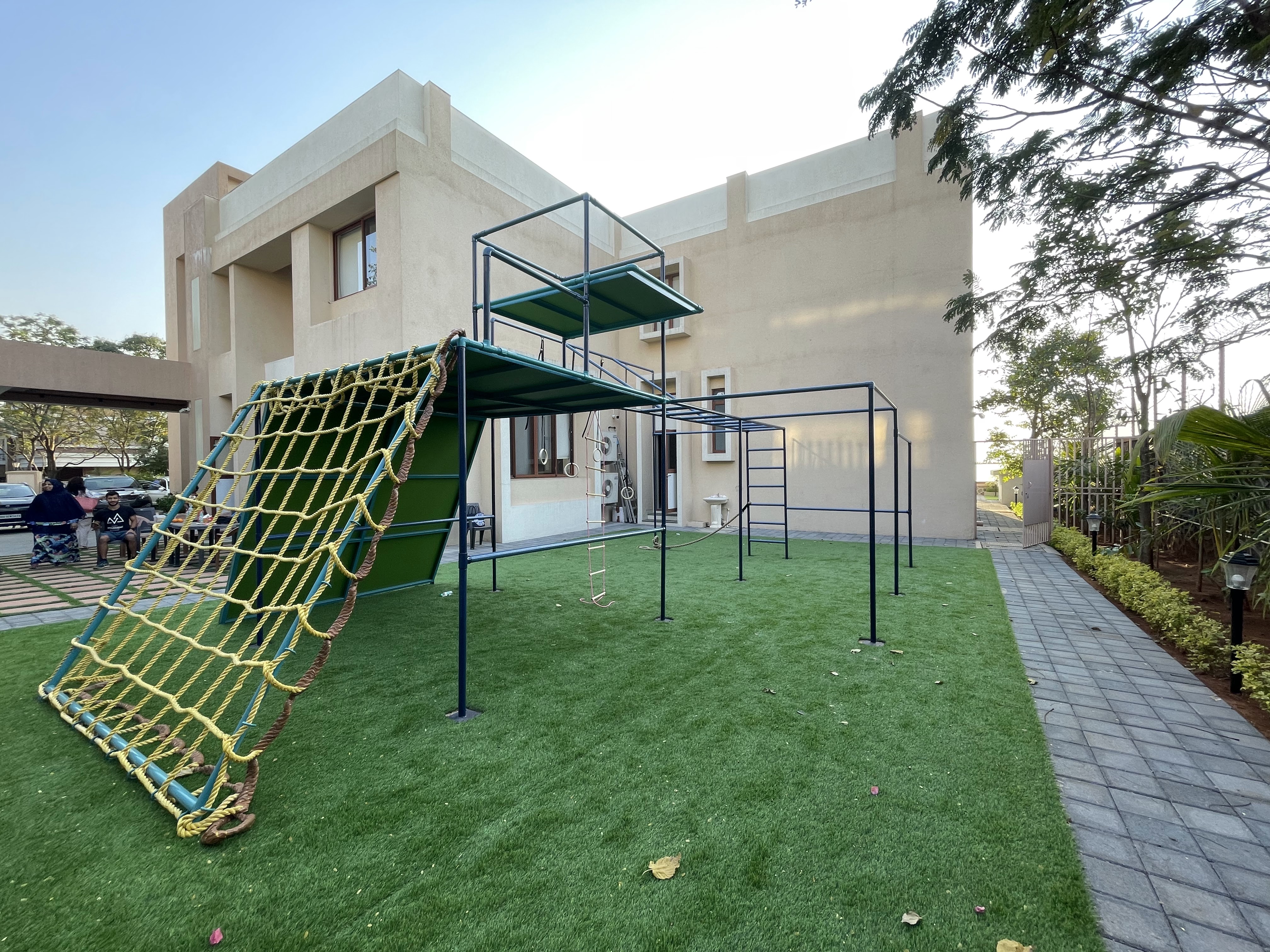 Private villa Parkour setup in Lonavala